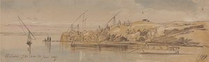 卢克索，1867年1月20日上午7-30点（199） 作者 爱德华·李尔
